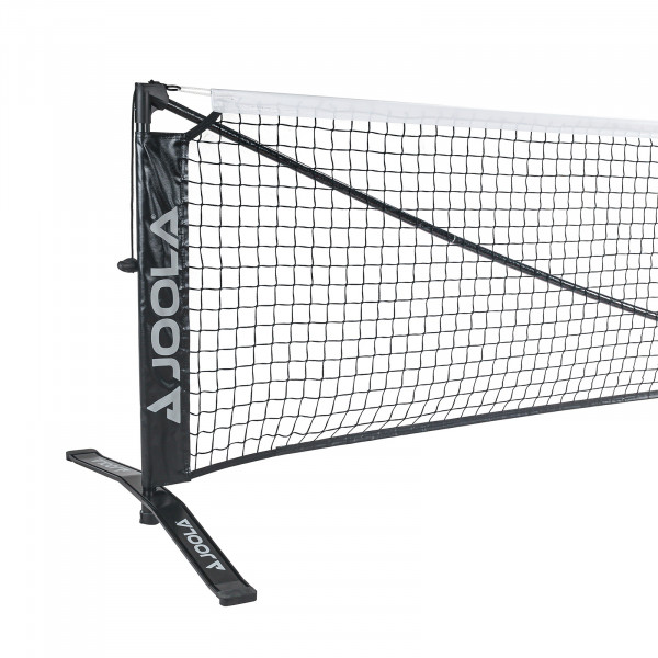 Angled view of the JOOLA Symmetry Pickleball Net.