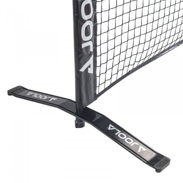Close-up of the JOOLA Symmetry Pickleball Net base.