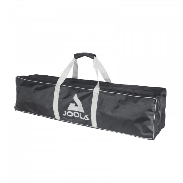 Angled view of the JOOLA Symmetry Pickleball Net carry bag.