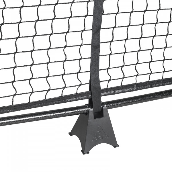 Close-up of the JOOLA Symmetry Pickleball Net centre support.