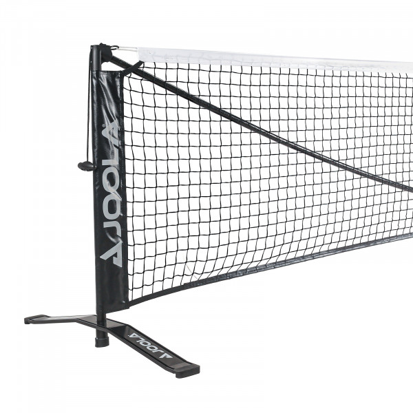 Close-up of the JOOLA Symmetry Pickleball Net post.