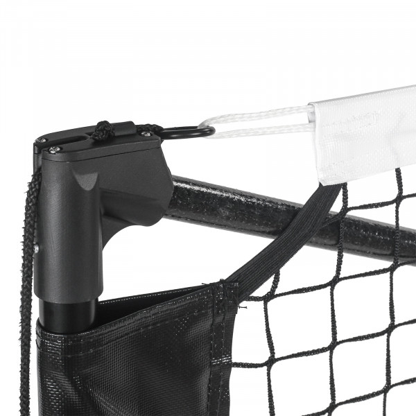 Close-up of the JOOLA Symmetry Pickleball Net tension system.
