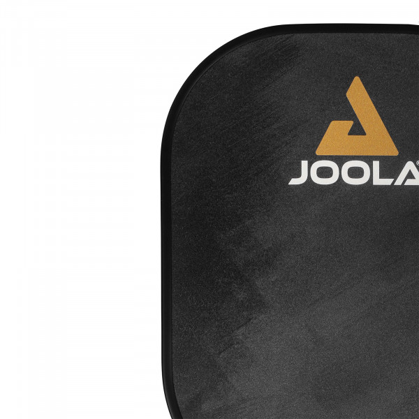 Upper back section of JOOLA Essentials Pickleball Paddle, showing logo.
