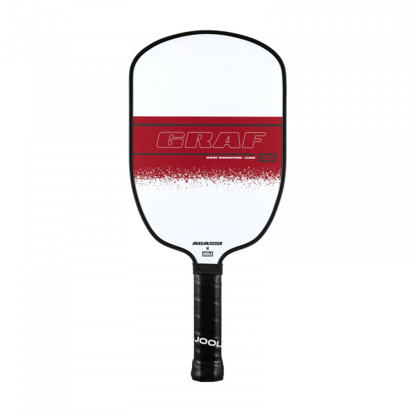 Front view of the JOOLA Graf Champion 12mm Pickleball Paddle.
