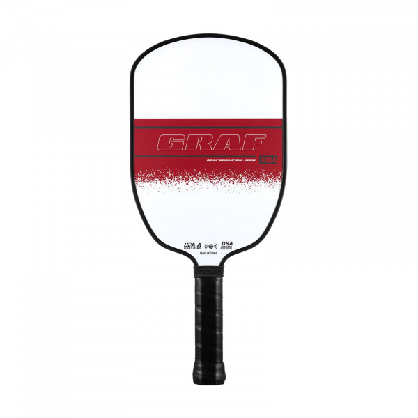 Back side of the JOOLA Graf Champion 12mm Pickleball Paddle.