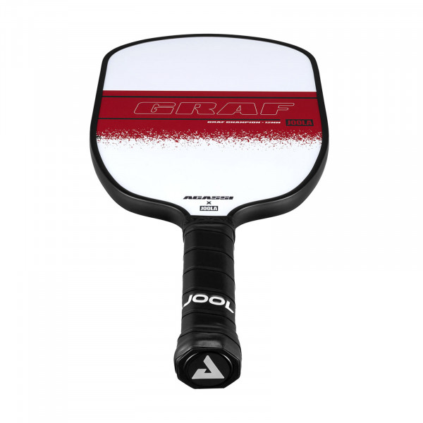 Base view of the JOOLA Graf Champion 12mm Pickleball Paddle.