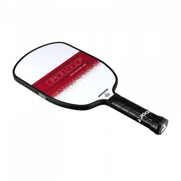 Top-angled view of the JOOLA Graf Champion 12mm Pickleball Paddle.