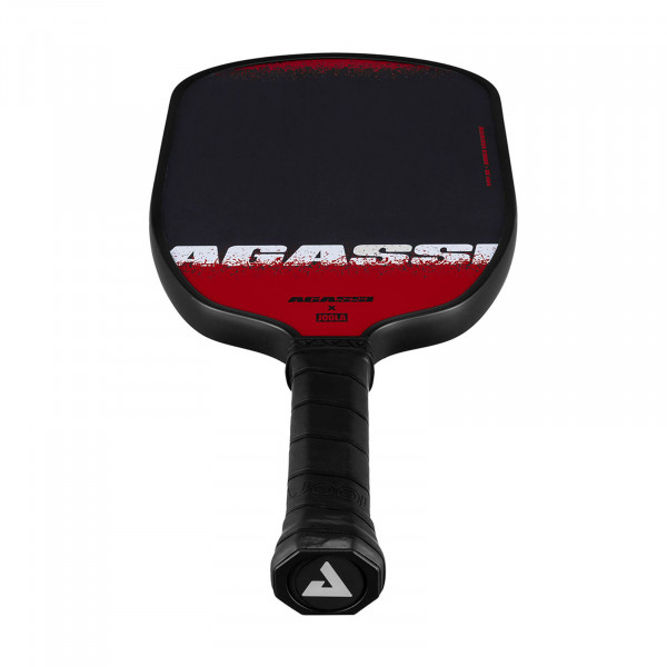 Base view of the JOOLA Agassi Edge 16mm Pickleball Paddle.