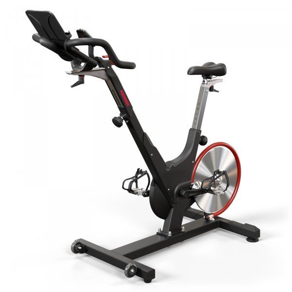 Left-angled view of the Keiser M3i Indoor Bike.