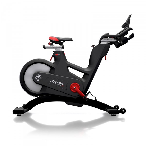 Life Fitness Tablet Tray for IC4-7 - on bike side view