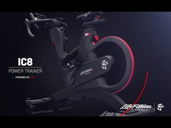 Life Fitness IC8 Indoor Cycle Exercise Bike Powered by ICG