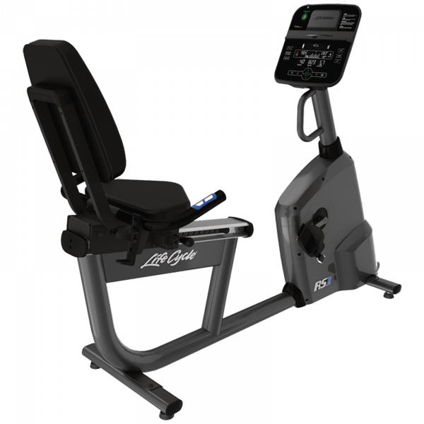 Life Fitness RS1 Step Through Recumbent Cycle Exercise Bike with Track Connect Console