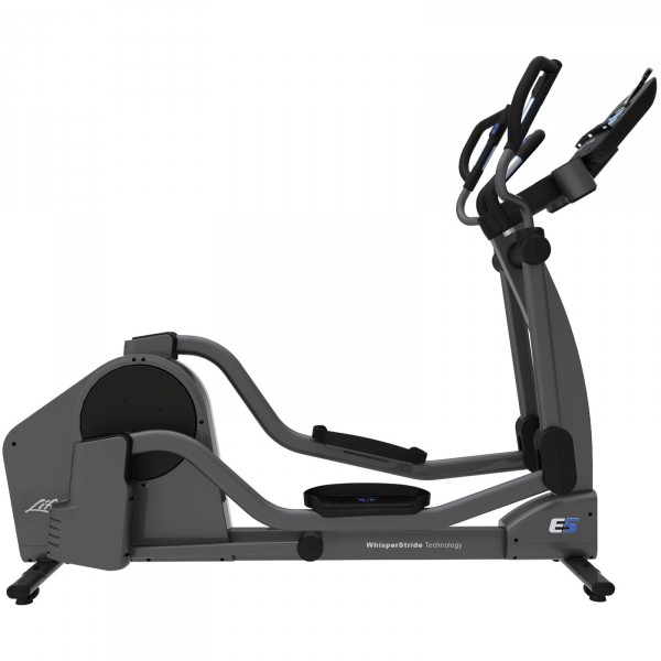 Right side profile of the Life Fitness E5 Elliptical Cross Trainer
