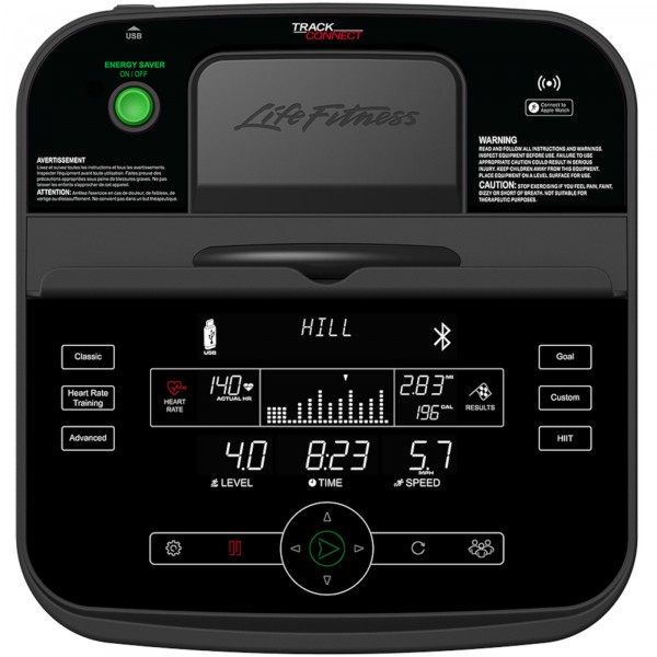 Close-up view of the Track Connect Console 2.0