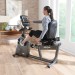 Life Fitness RS3 Lifecycle Recumbent Exercise Bike with Track Connect Console 2.0