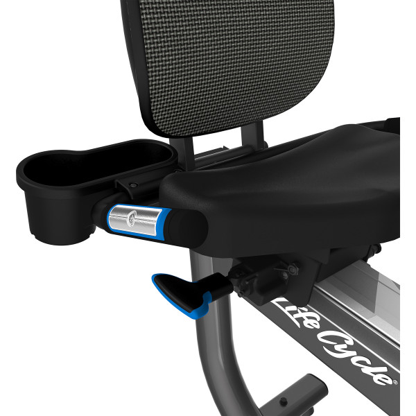 Life Fitness RS3 Lifecycle Step Through Recumbent Exercise Bike with GO Console