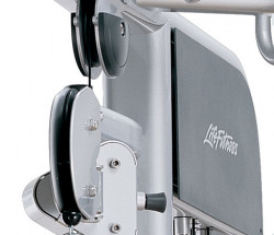 Close-up image of the Life Fitness Cable Crossover Signature Series pulley