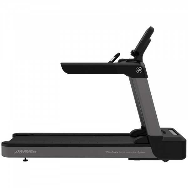 Side view of the Life Fitness Club Series Plus Treadmill.