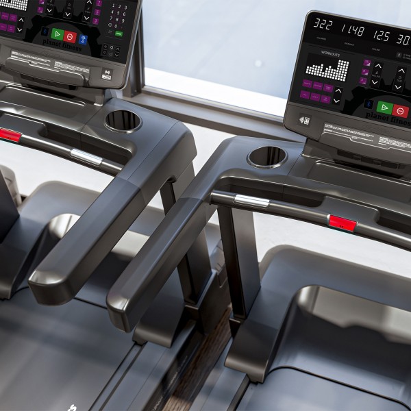 Life Fitness Aspire Treadmill - high-angle