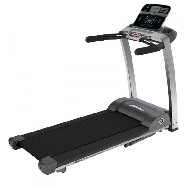 Life Fitness F3 Treadmill with Track Connect Console 2.0 - angled view