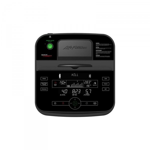 Life Fitness F3 Treadmill with Track Connect Console 2.0 - console close-up view