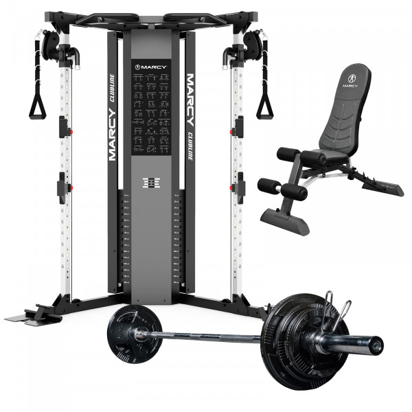 Marcy SM-6500 + Bench with 60kg Weight Kit
