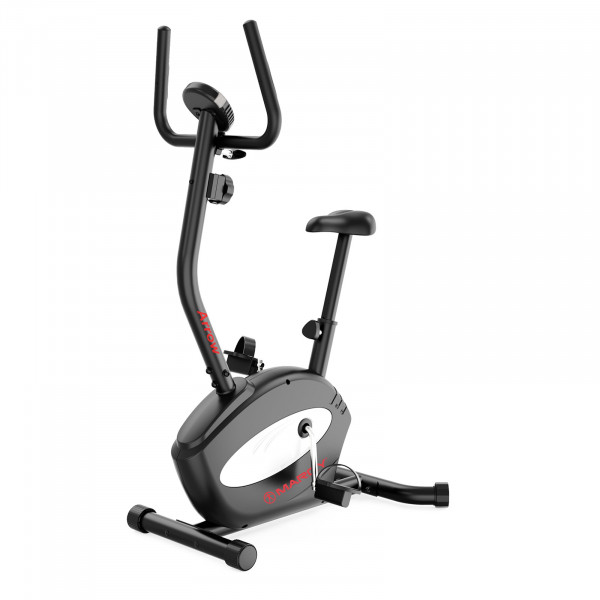 Front view of the Marcy Arrow Compact Upright Exercise Bike