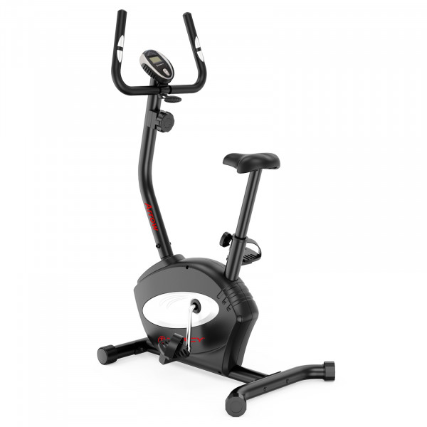 Rear view of the Marcy Arrow Compact Upright Exercise Bike