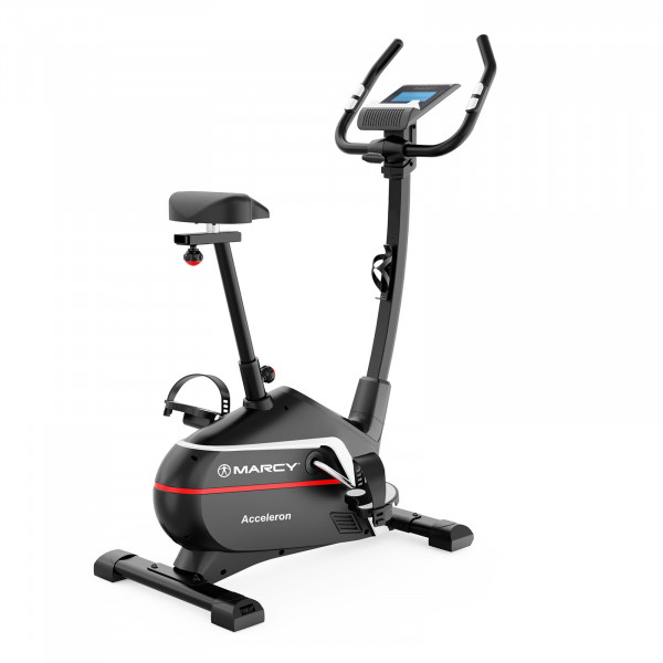 Rear right view of the Marcy Acceleron Electro Magnetic Exercise Bike