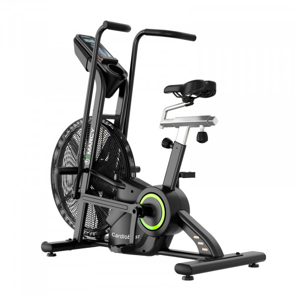 Rear left view of the Marcy CardioBlast Premium Home Assault Bike