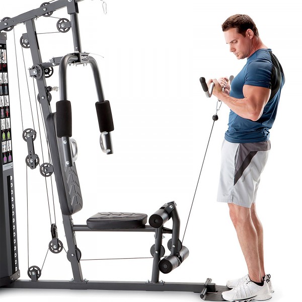 Marcy MWM4965 Home Gym - Lifestyle - bicep curl