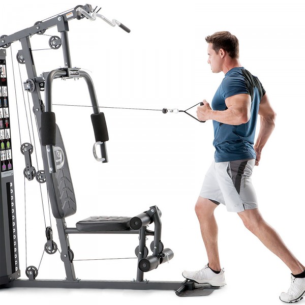 Marcy MWM4965 Home Gym - Lifestyle - cable pull