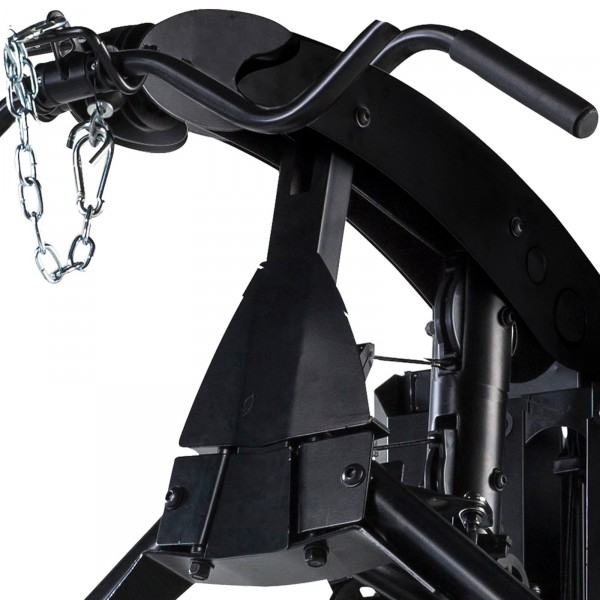 Detailed view of the high pulley on the Marcy HG7000 Home Gym.