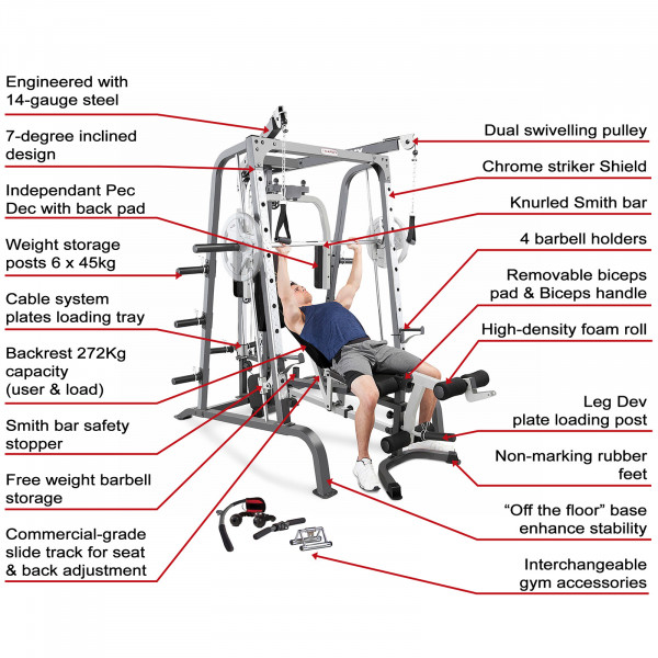 Image of the Marcy MD-9010G Smith Machine - Key features