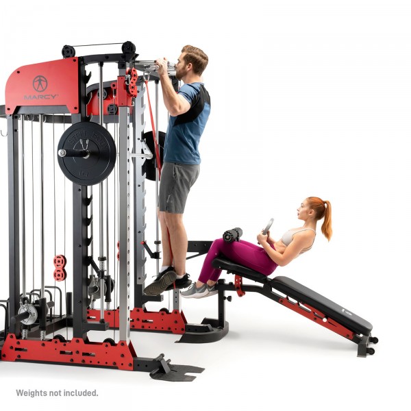Marcy SM7553 Smith Machine - Lifestyle - Pullup and sit-up