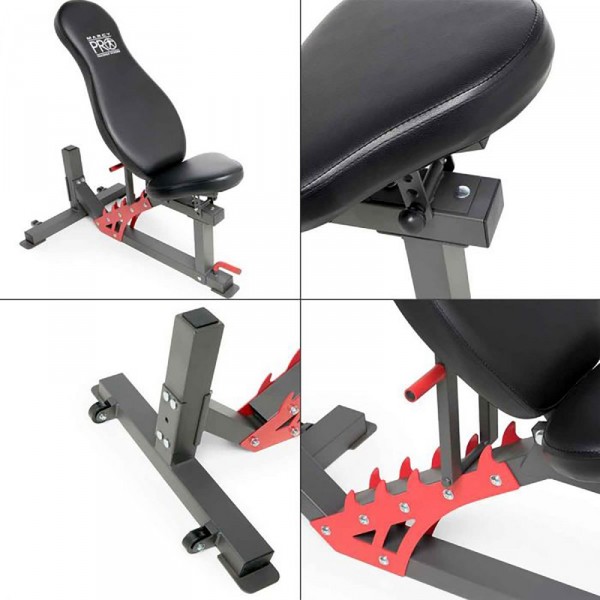 Adjustable weight bench included with the Marcy Pro SM-4903 Smith Machine.