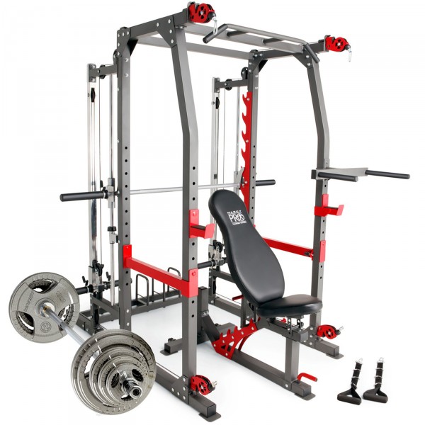 Angled view of the Marcy Pro SM-4903 Smith Machine.