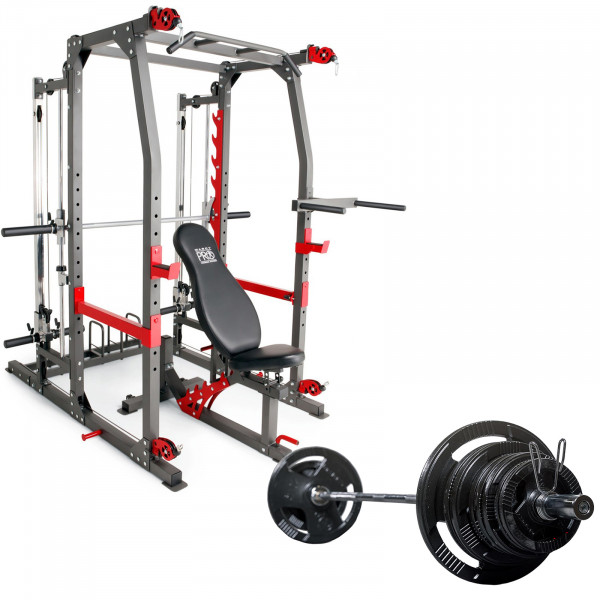 Marcy SM-4903 + 140kg Weight Kit