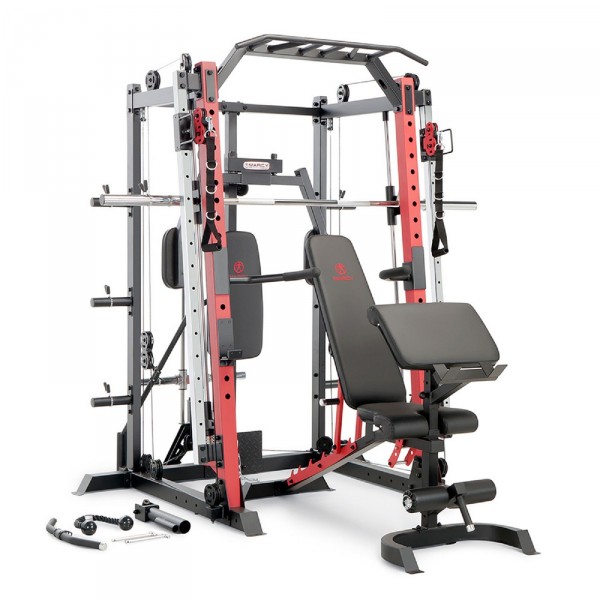 Angled view of the Marcy SM-4033 Smith Machine.