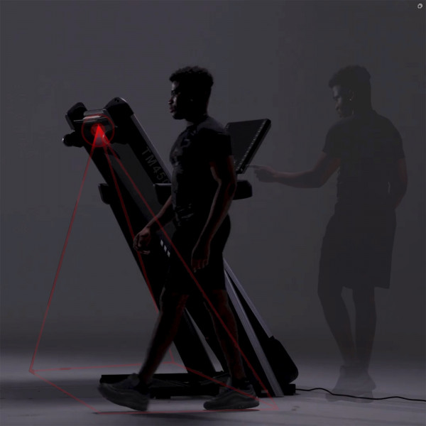 Infrared folding sensor on the Marcy All Terrain Power Fold Treadmill