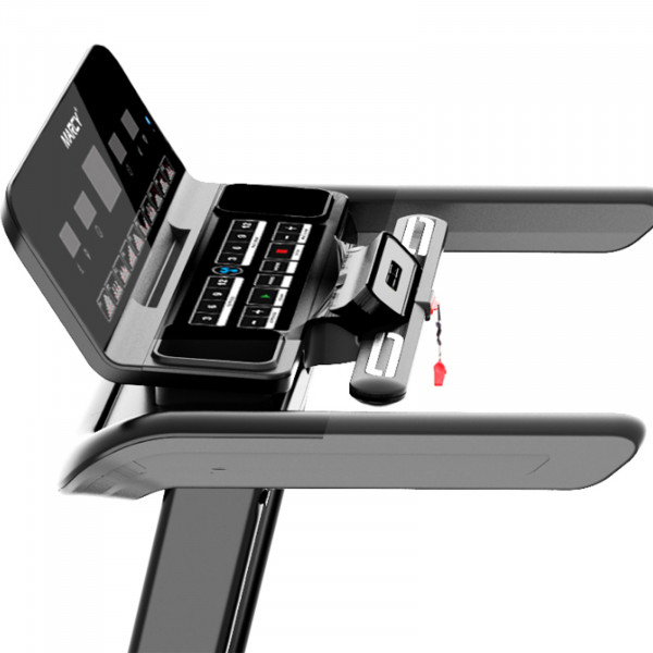 Close-up of the console on the Marcy Interceptor Compact Treadmill