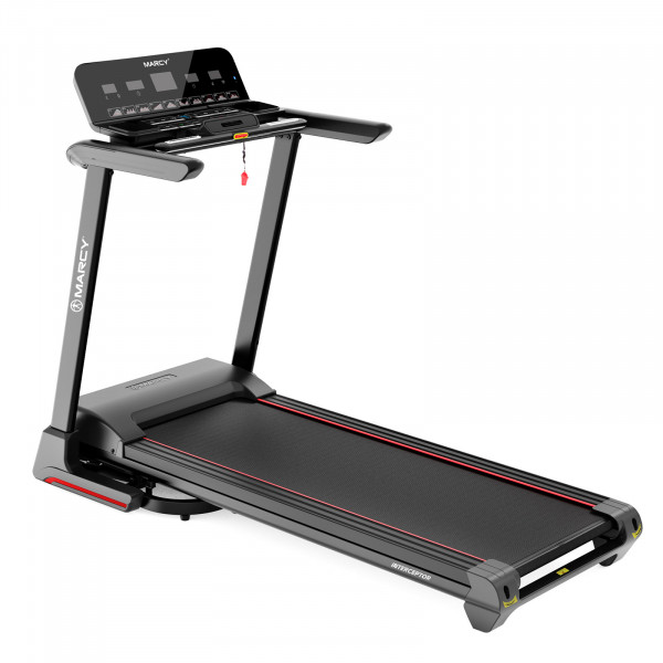Front angled view of the Marcy Interceptor Compact Treadmill