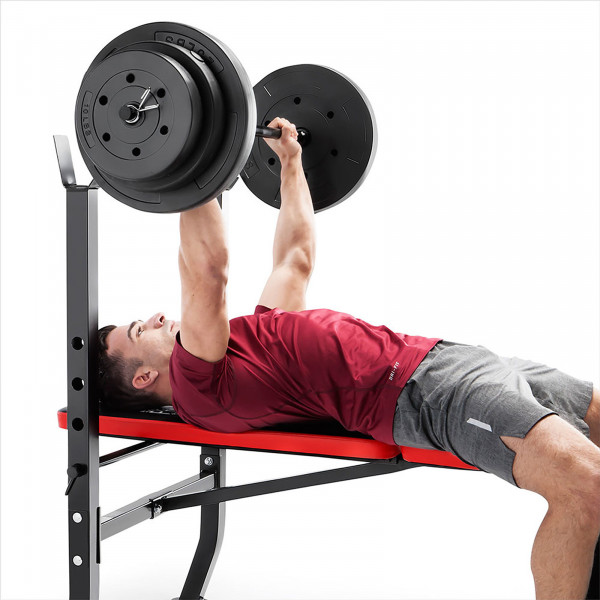 Marcy PM-2084 - Model performing bench press