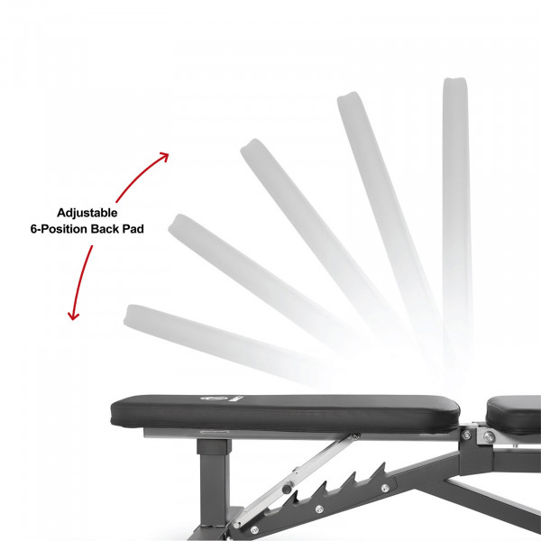 Marcy SB-8092 - Backrest adjustments