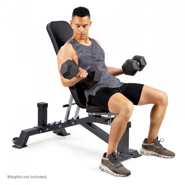 Marcy SB-8092 - Model performing bicep curls