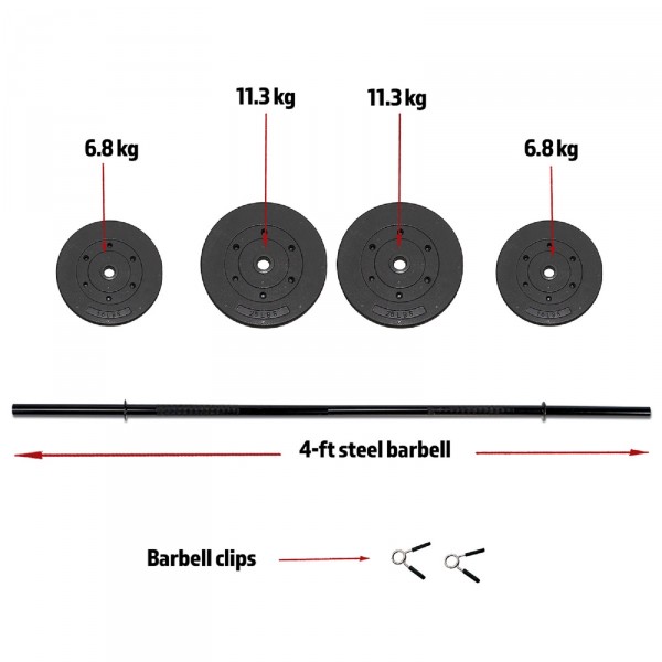 Marcy MWB-36780B Bench & Weights