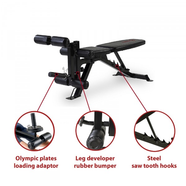 Marcy UB9000 Utility Bench with Leg Developer
