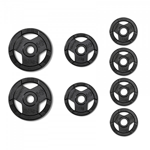 Hero image of the Marcy Eco Plates 40 kg weight set.