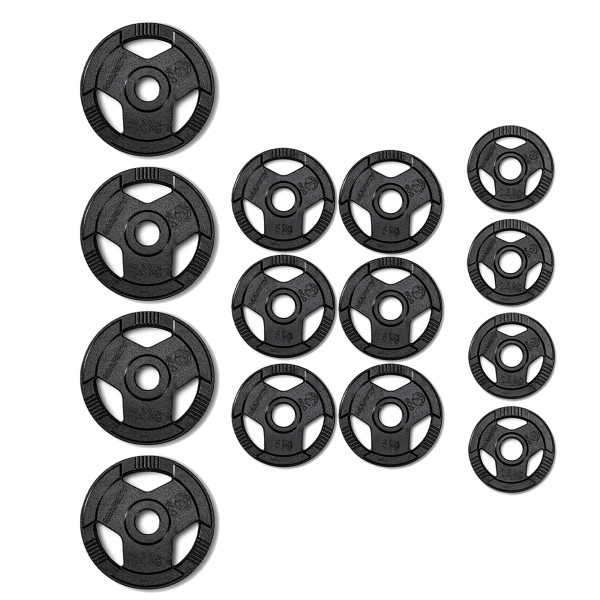 Hero image of the Marcy Eco Plates 80 kg weight set.