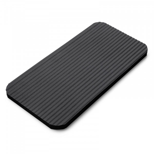 Angled view of the knee pad for the Marcy Pilates Core Trainer
